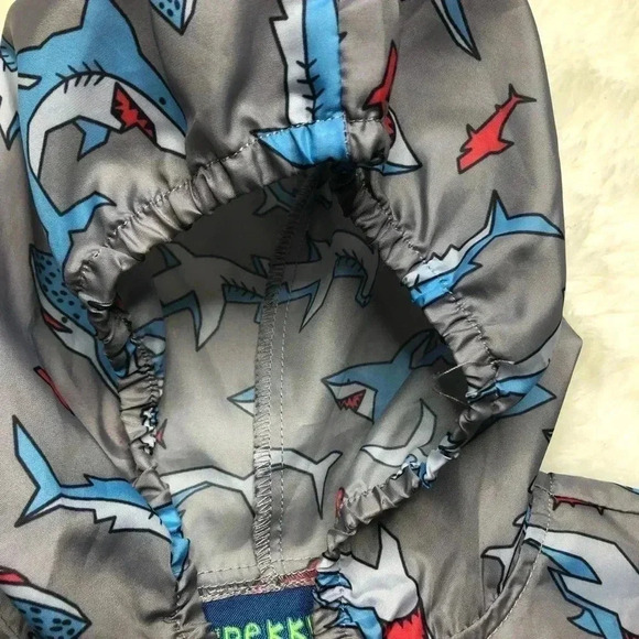 Pekkle Shark Jacket Grey & Blue Size 3T - Picture 4 of 16
